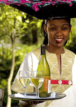 Picture of Women Serving Wine